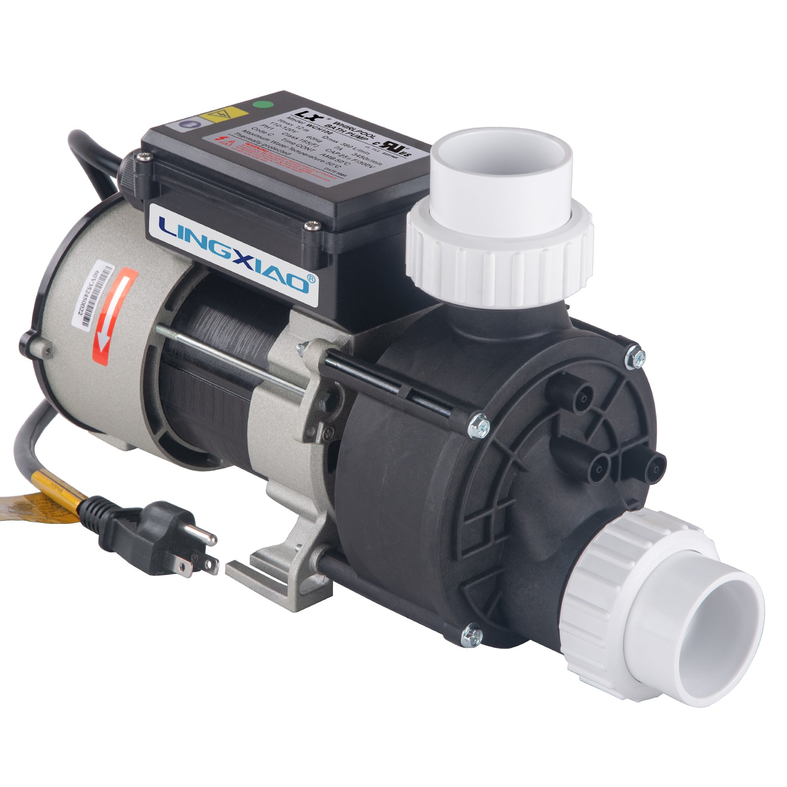 LX Pump 4HP 2-Speed Spa & Hot Tub Pump 220-240V Bracketless 56
